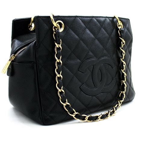 chanel womens purse|Chanel caviar shoulder bag.